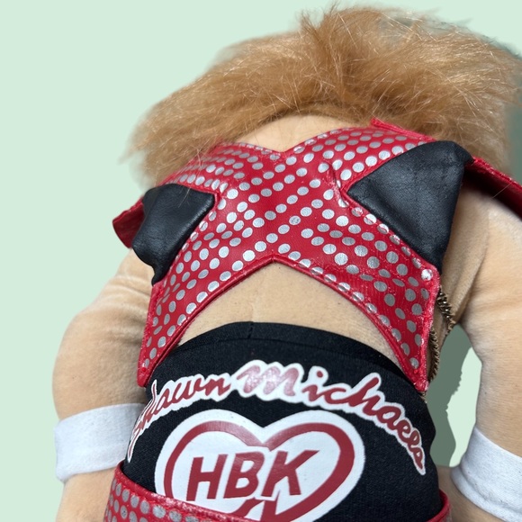 Rare Vintage WWE Superstar Teddy Bears Shawn Michaels Plush Toy Stuffed Animal - Picture 7 of 9